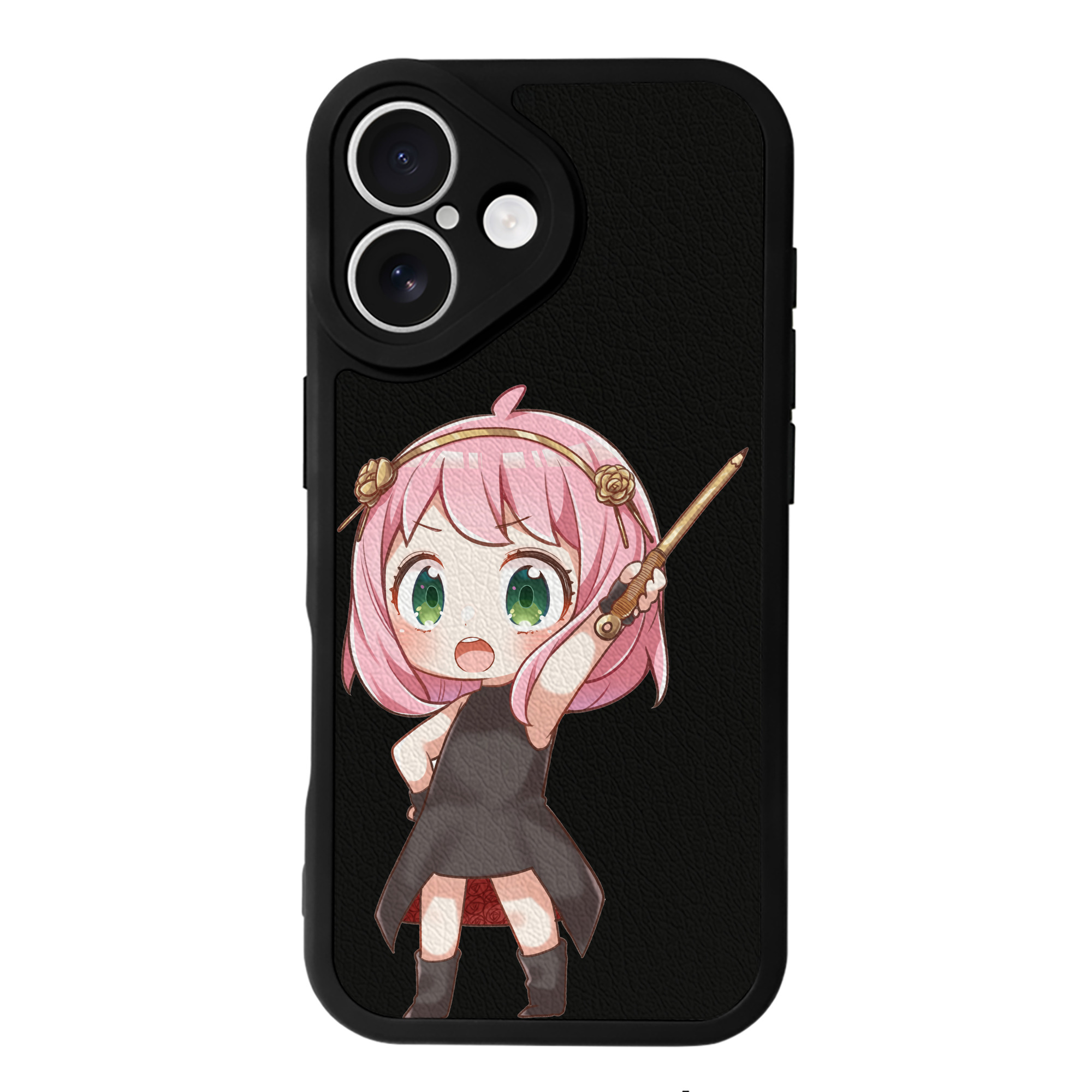 （画像用） SPY×FAMILY间谍家家酒 【iPhone 16シリーズ対応】シリコンスマホケース（レザー調） 材質：シリコン